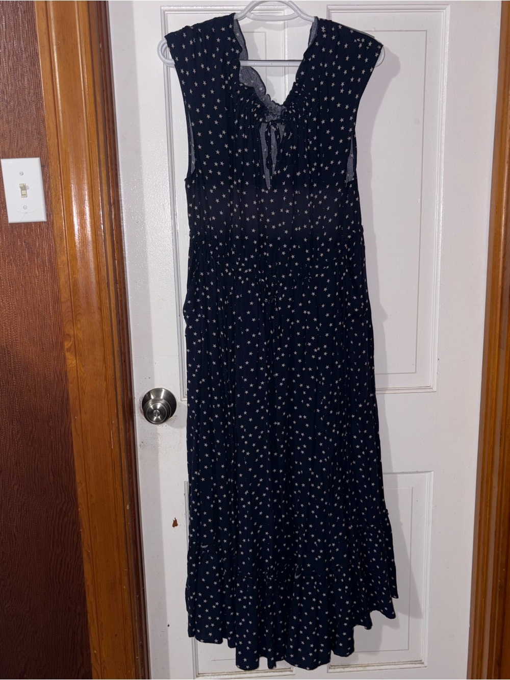 torrid Navy Maxi Dress with White Star Print
